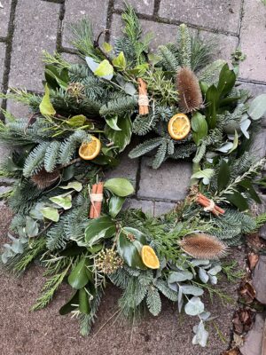 CHRISTMAS WREATH MAKING WORKSHOP Thursday 3rd December 2.30-5.30pm